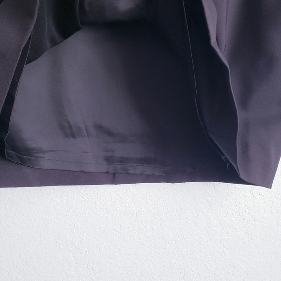 Agnona Black Wool Blend Skirt With Pockets - Picture 3 of 7